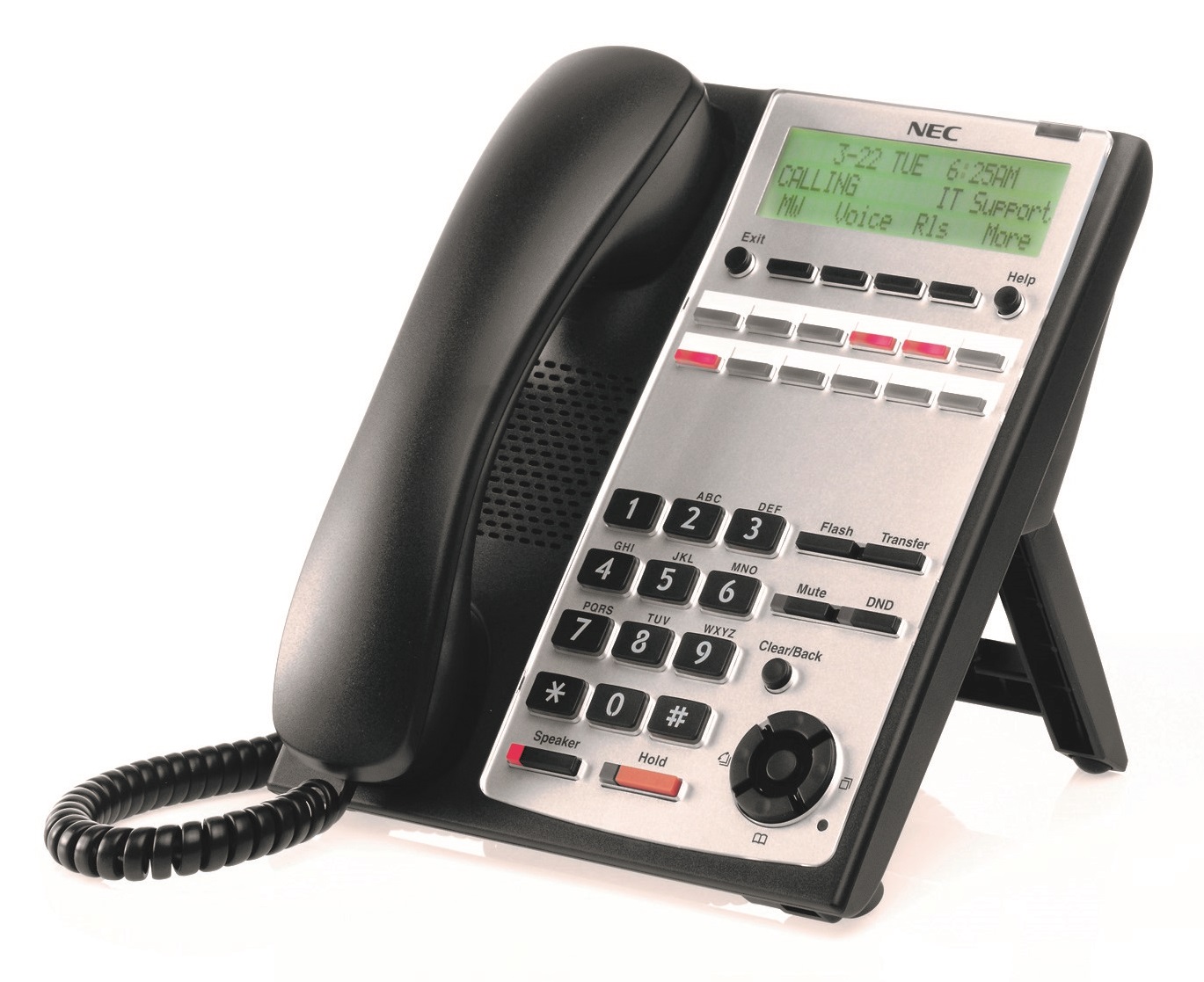Here's a handy guide on how to change the time on the digital display of NEC  phone systems: